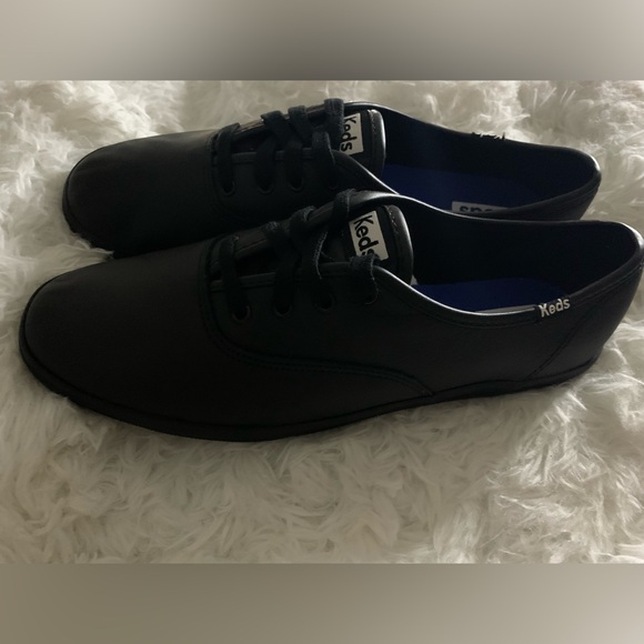 Keds Women's Champion Leather Lace Up Sneaker - Picture 6 of 9